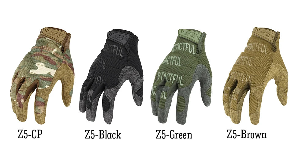 TouchScreen Tactical Gloves Camouflage Paintball Shooting Airsoft Combat Hunting Shock-proof Full Finger Glove Bicycle Men Women