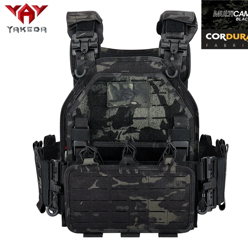 YAKEDA ATFG MOX CAMO Light Weight Quick Release Combat Plate Carrier 1000D Nylon Molle Chaleco Tactico Tactical Vest Hunting