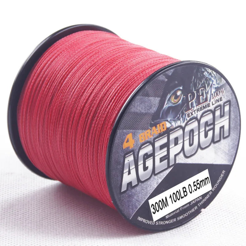 DORISEA agepoch 4 Strands 300M Braided Fishing Line Multifilament PE Fishing Wire