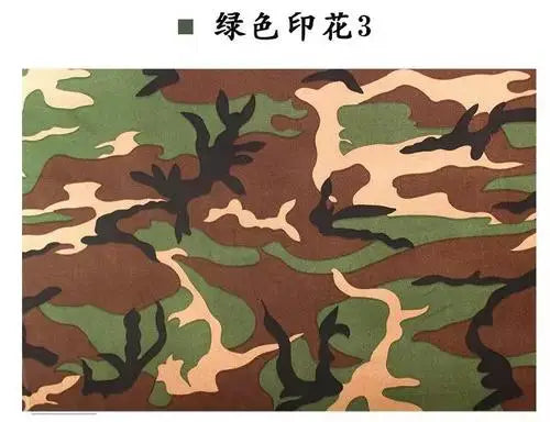 Camouflage Fabric By The Meter for Clothing Coats Pants Sewing Printed Outdoor Cloth Medium-thick Summer Diy Textile Blue-green