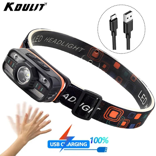 Rechargeable Sensor LED Headlamp