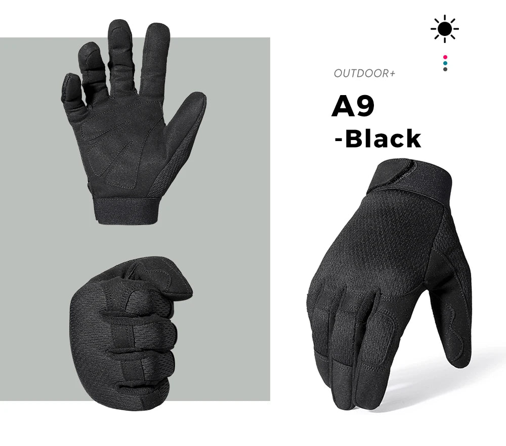 Tactical Full Finger Gloves Touch Screen Breathable Paintball Airsoft Shooting Hiking Combat Sport Hunting Bicycle Work Gear Men