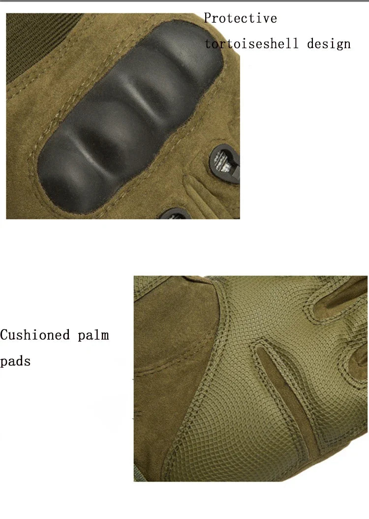 Fitness Anti Slip Cycling Gloves, Wear-resistant Outdoor Tactical Sports Climbing Half Finger Gloves