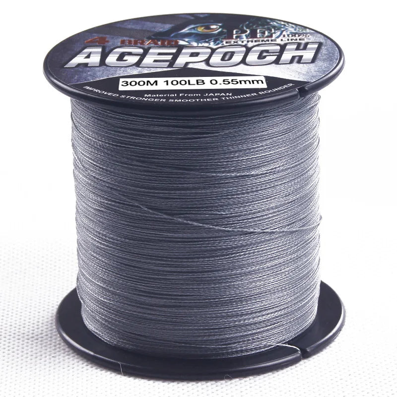 DORISEA agepoch 4 Strands 300M Braided Fishing Line Multifilament PE Fishing Wire