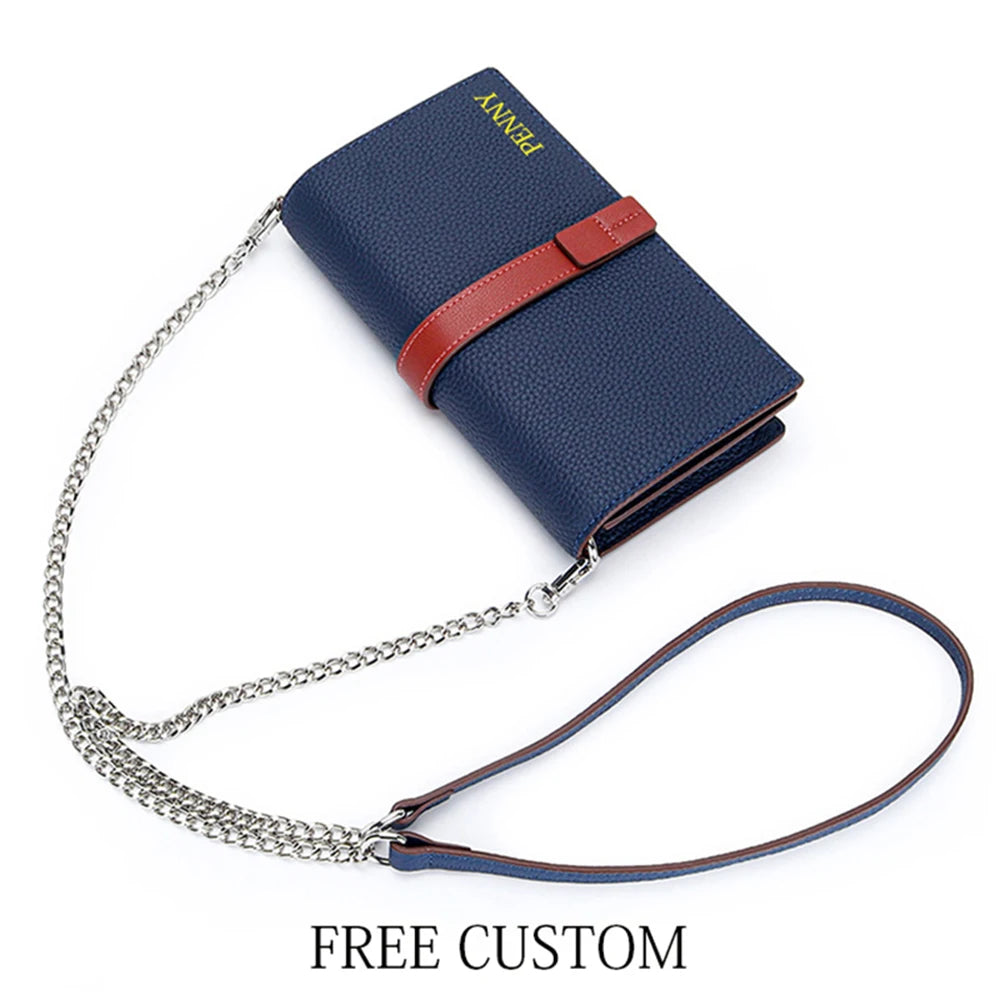 Luxury Design Genuine Leather Custom Initials Tote Bag Cowhide Daily Fashion Woman Shoulder Bag Large Capacity Business Handbag