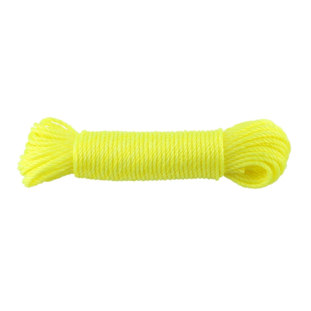 20m Nylon Rope Lines Cord Clothesline Garden Camping Outdoors Garden Long Drying Clothes Hangers Washing Lines Cord Clothesline