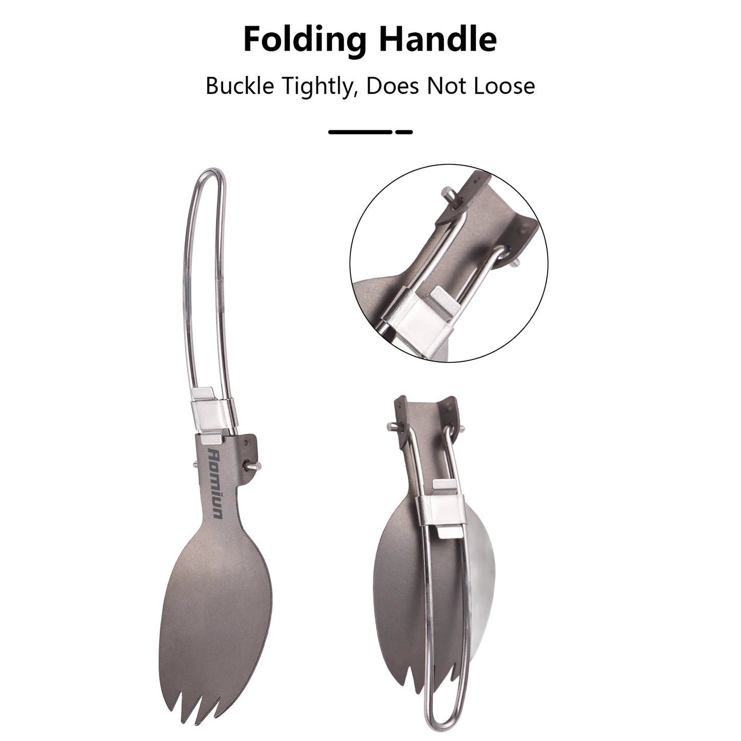 Camping Cooking Set Ti 500ml Cup Fork Spoon Alcohol Stove Windscreen Portable Camping Cook Sets for 1 People