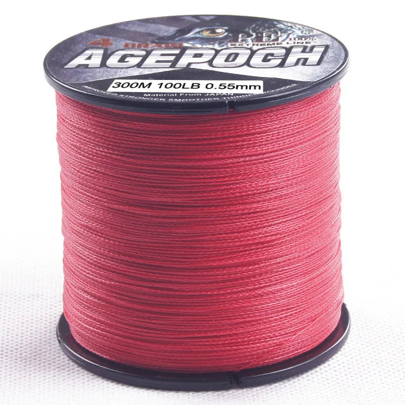 DORISEA agepoch 4 Strands 300M Braided Fishing Line Multifilament PE Fishing Wire