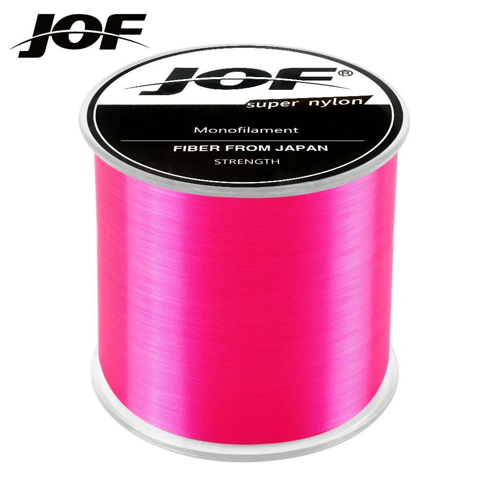2024 Band New 500m Nylon Fishing Line Super Strong 4.4LB - 28.6LB 6 Colors Japan Monofilament Main Line Fishing Line Accessories