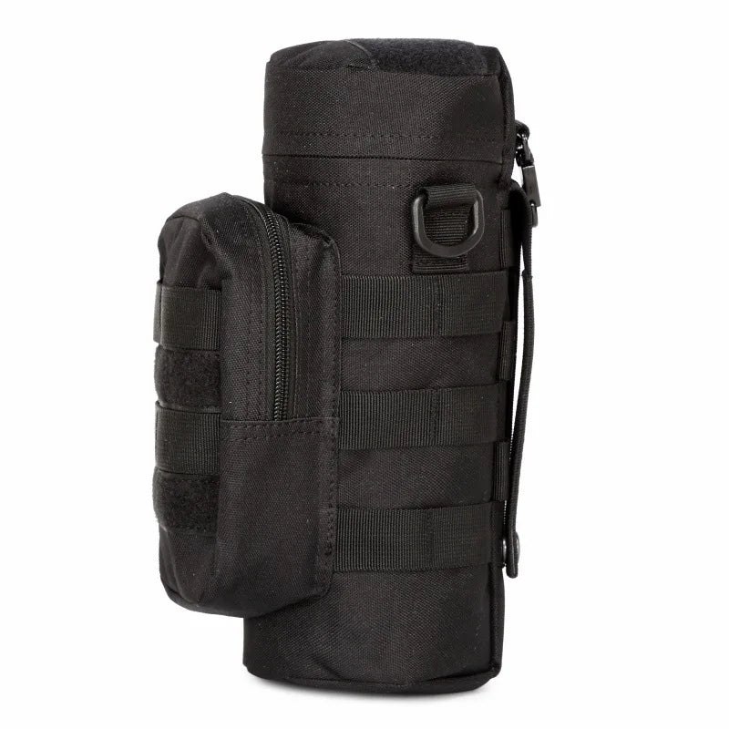 Tactical Molle Zipper Camo Water Bottle Pouches Small Mess Pouch Nylon Waterproof Waist Bag Outdoor Travel Sports Bottle Pouch