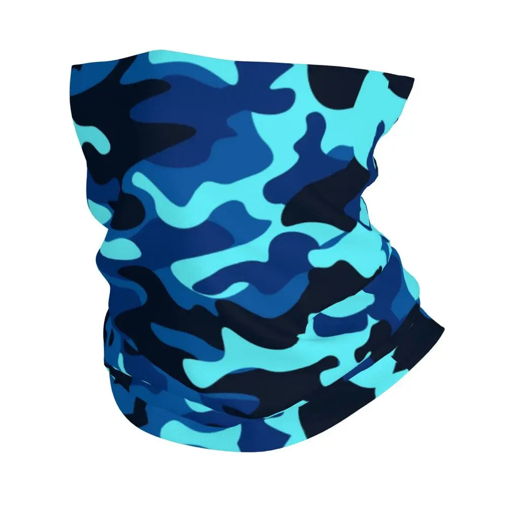 Custom Flecktarn Camo Bandana Neck Gaiter Windproof Face Scarf Cover Men Women Woodland Camouflage Headwear Tube Balaclava
