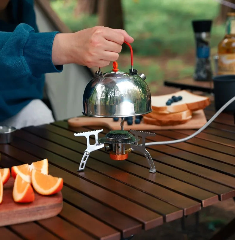 Camping Tourist Burner Big Power Gas Stove Cookware Portable Furnace Picnic Barbecue Tourism Supplies Outdoor recreation