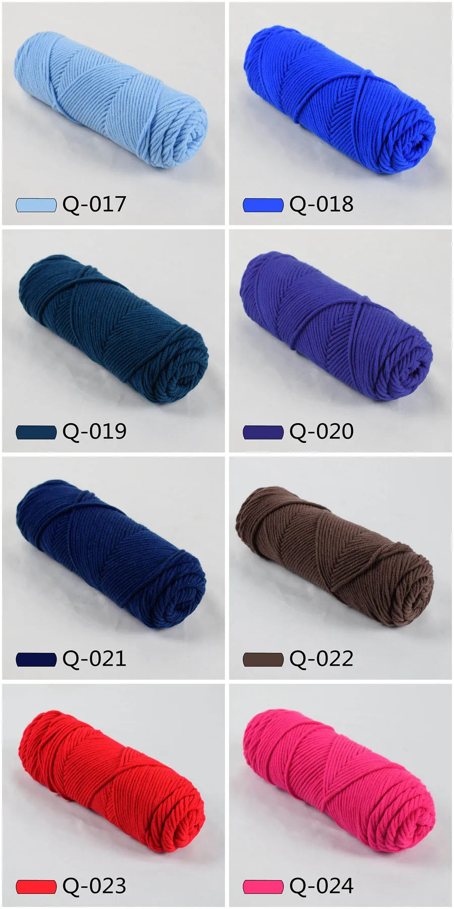 100g/pcs Chunky Yarn Wool Blends for Hand Knitting Handmade DIY Woven Scarf Thread Valentine's Cotton Gift Scarf Sweater Hats