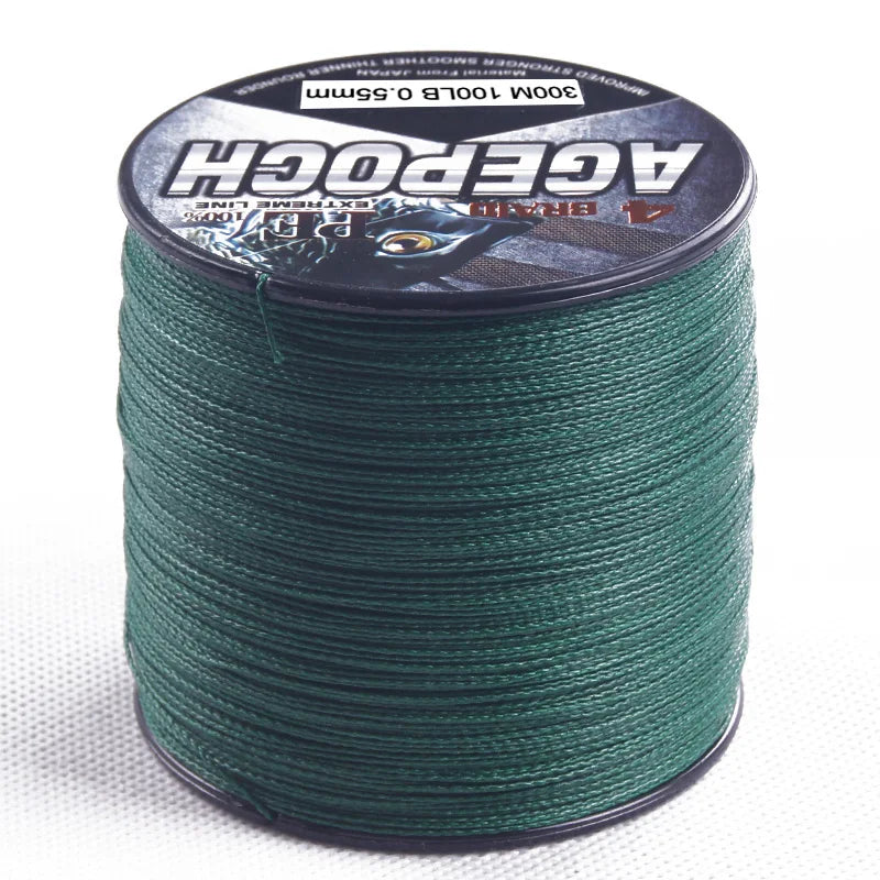DORISEA agepoch 4 Strands 300M Braided Fishing Line Multifilament PE Fishing Wire