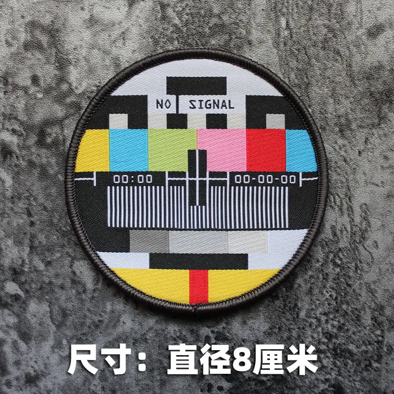 3D Embroidery Creative Gold Coins and Stereo Eagles Armband No Signal Woven With Hook Loop For Backpack Clothing Custom Patch