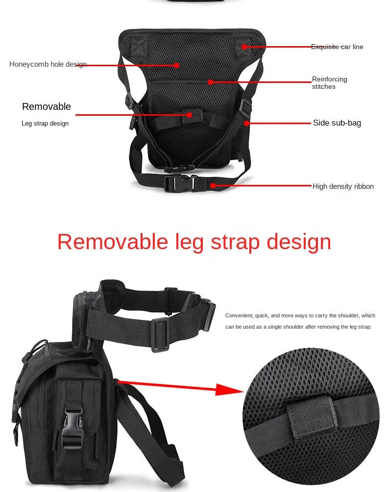 Sports Leg Bag with Multiple Functions for Photography and Training,Outdoor Tactical Waist Bag for Men and Women