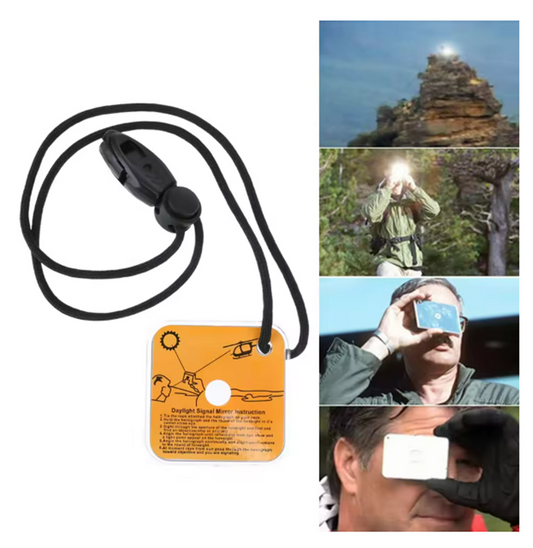 TitanSignal™ Reflective Survival Mirror & Whistle