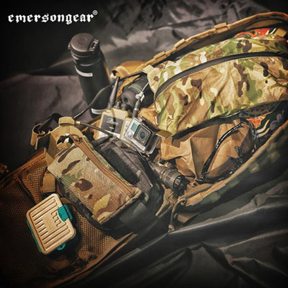 Emersongear Tactical EDC Storage Bags Tool Zippered Panel Airsoft DWR Hunting Hiking Pouch Carrier Holder 29X19cm M