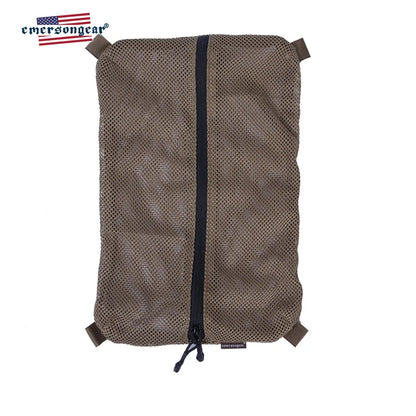 Emersongear Tactical EDC Storage Bags Tool Zippered Panel Airsoft DWR Hunting Hiking Pouch Carrier Holder 29X19cm M