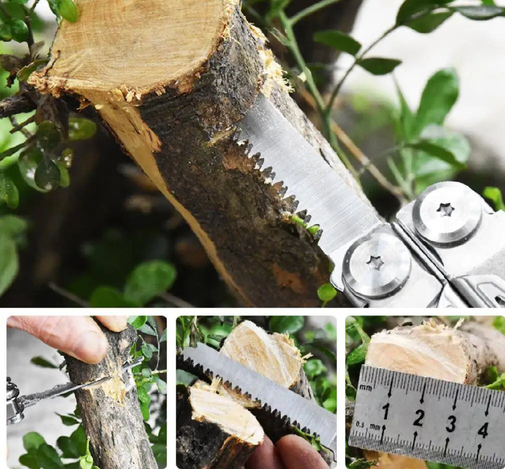 Daicamping DL12 EDC Multi Tools Multifunctional 7CR17MOV Plier Camping Gear Blade Multitools Clip Folding Multi Knife