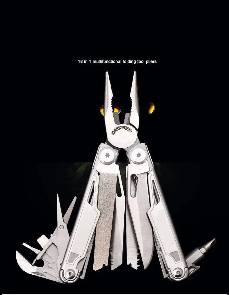 Daicamping DL12 EDC Multi Tools Multifunctional 7CR17MOV Plier Camping Gear Blade Multitools Clip Folding Multi Knife
