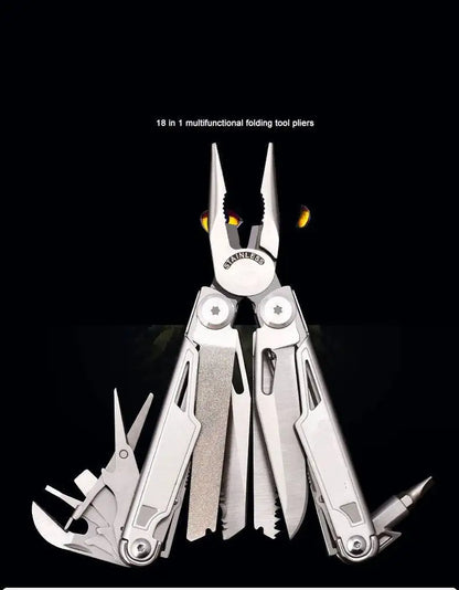 Daicamping DL12 EDC Multi Tools Multifunctional 7CR17MOV Plier Camping Gear Blade Multitools Clip Folding Multi Knife