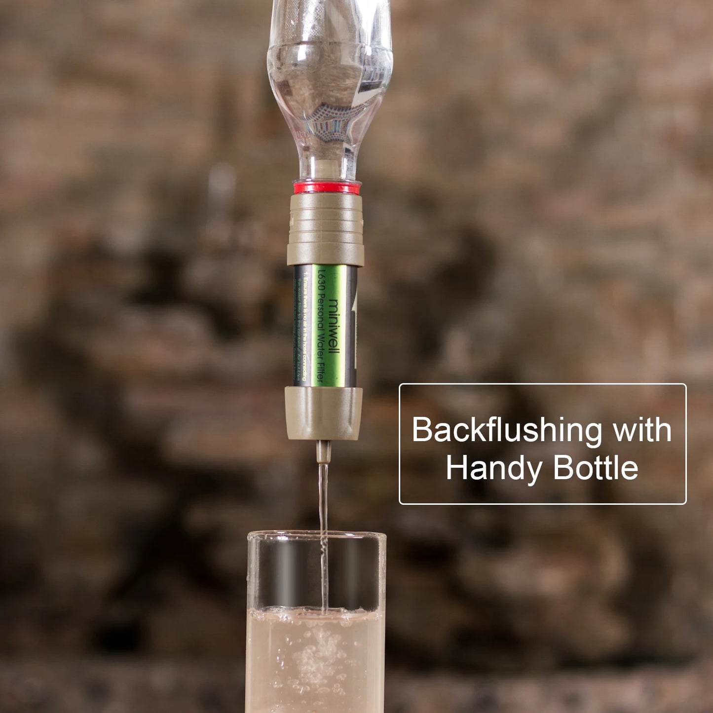 Miniwell L630 personal camping straw water filter survival equipment for drinking water