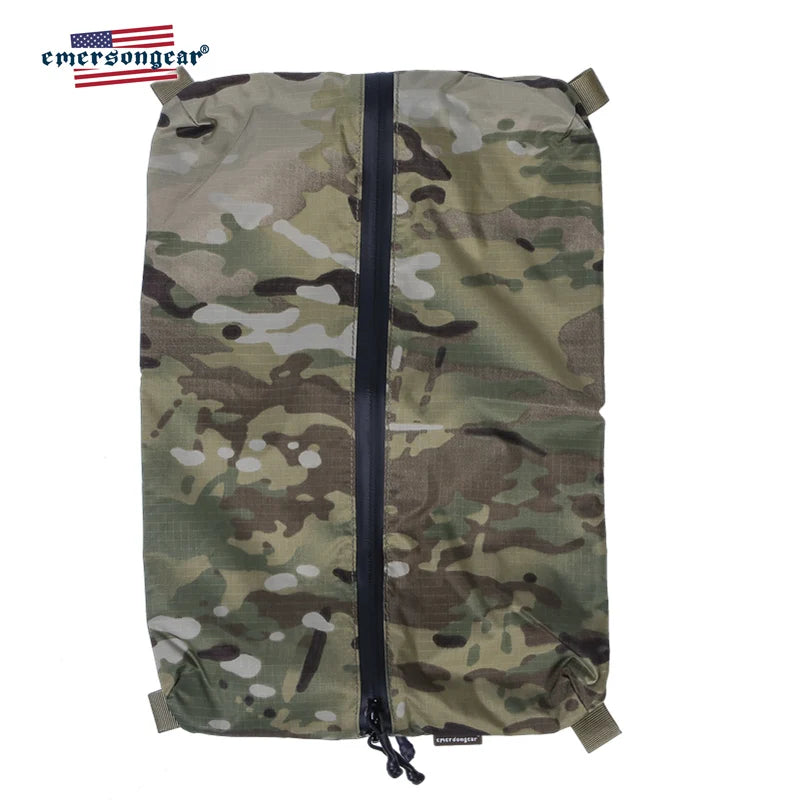 Emersongear Tactical EDC Storage Bags Tool Zippered Panel Airsoft DWR Hunting Hiking Pouch Carrier Holder 29X19cm M