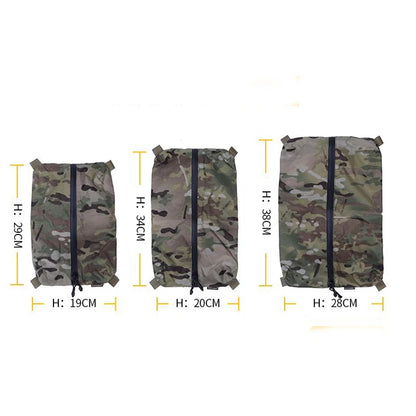 Emersongear Tactical EDC Storage Bags Tool Zippered Panel Airsoft DWR Hunting Hiking Pouch Carrier Holder 29X19cm M