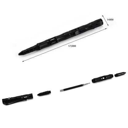 New Tactical Pen With Emergency Flash light, Glass Breaker Self Defense Supplies