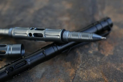 New Tactical Pen With Emergency Flash light, Glass Breaker Self Defense Supplies