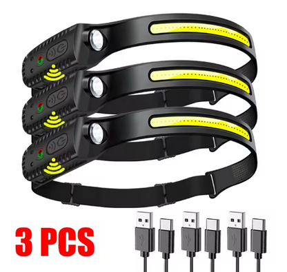 TitanBeam™ XPE+COB Sensor Headlamp
