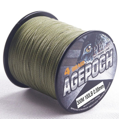 DORISEA agepoch 4 Strands 300M Braided Fishing Line Multifilament PE Fishing Wire