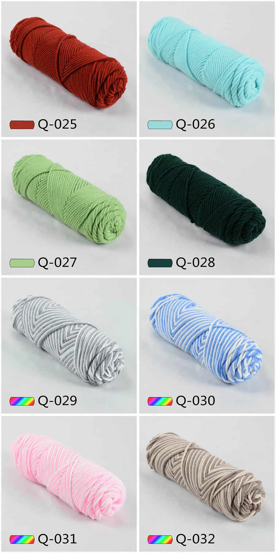 100g/pcs Chunky Yarn Wool Blends for Hand Knitting Handmade DIY Woven Scarf Thread Valentine's Cotton Gift Scarf Sweater Hats