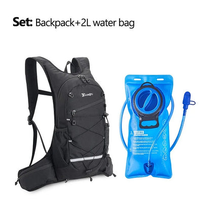 Outdoor Sports Water Bag Set 3Liters Inner Bladder Backpack Water Bag Rucksack Waterbag Knapsack with Suction Nozzle Water Pipe