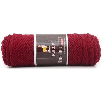 TPRPYN 1pc 100g Alpaca wool Soft Warm Knitting Worsted Alpaca Wool Crochet Yarn Thread Scarves Gloves Handcraft Pure Multic