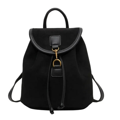 Fashion Women's Stylish Double Shoulder Backpack Large Capacity College Book Bag with Elegant Design Trendy Handbag for Students