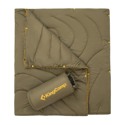 KingCamp Outdoor Camping Blanket, Lightweight Puffy Blanket, Camping Quilt For Cold Weather, Adventure, Sleeping, Backpacking