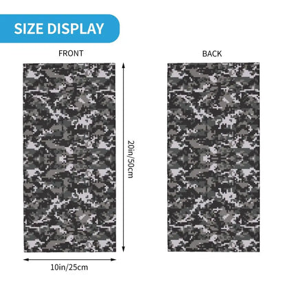 Custom Flecktarn Camo Bandana Neck Gaiter Windproof Face Scarf Cover Men Women Woodland Camouflage Headwear Tube Balaclava