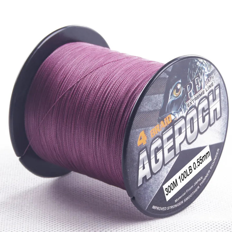 DORISEA agepoch 4 Strands 300M Braided Fishing Line Multifilament PE Fishing Wire