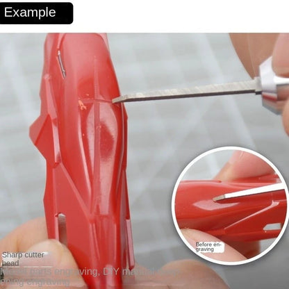 Model Carving Knifesharp Resin Carved Scribe Line Cutting Tool Wear Resistant Modeling Scriber For Engraving Carving Cutting Set