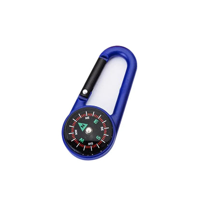 Mini Lightweight Compass, Portable Carabiner Keychain Compasses, Outdoor Camping Tool, Mountaineering Tourism Survival Equipment