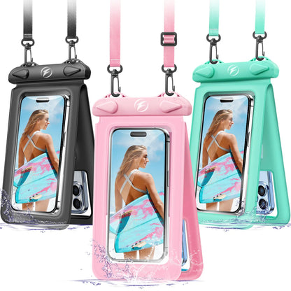 Waterproof Underwater PVC Package Pouch Diving Bags For iPhone Outdoor Mobile Phone Double Pocket Case For Samsung Xiaomi Huawei