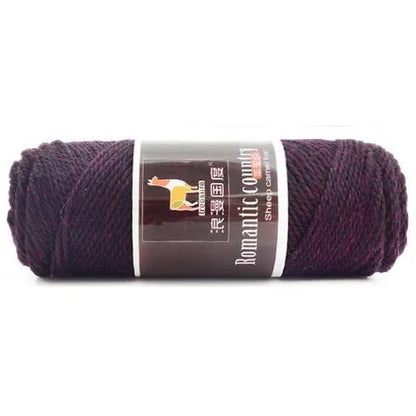 TPRPYN 1pc 100g Alpaca wool Soft Warm Knitting Worsted Alpaca Wool Crochet Yarn Thread Scarves Gloves Handcraft Pure Multic