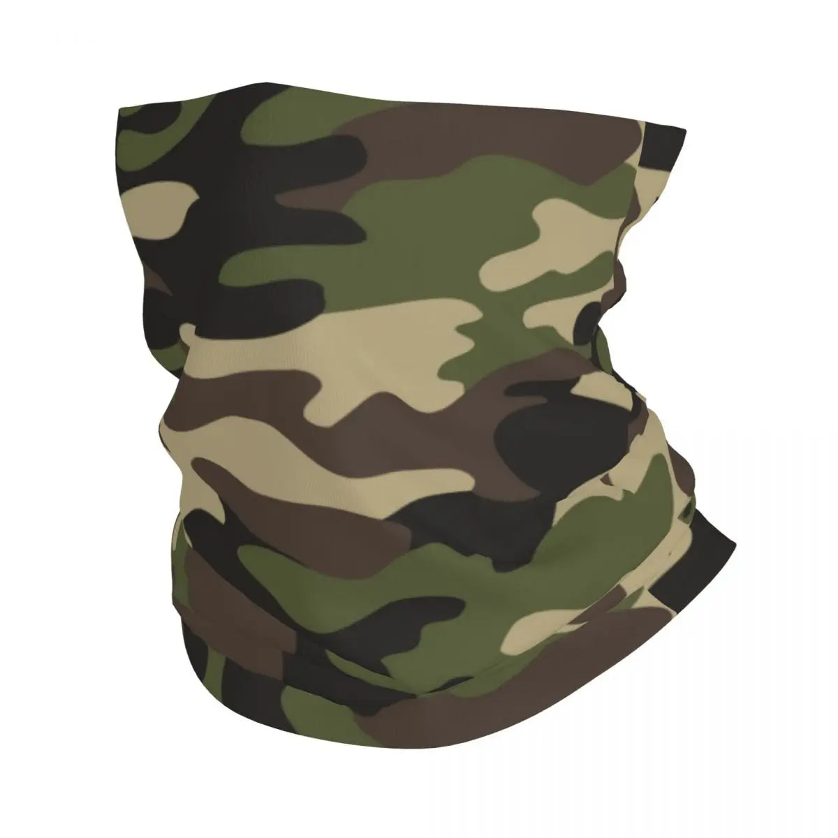 Custom Flecktarn Camo Bandana Neck Gaiter Windproof Face Scarf Cover Men Women Woodland Camouflage Headwear Tube Balaclava