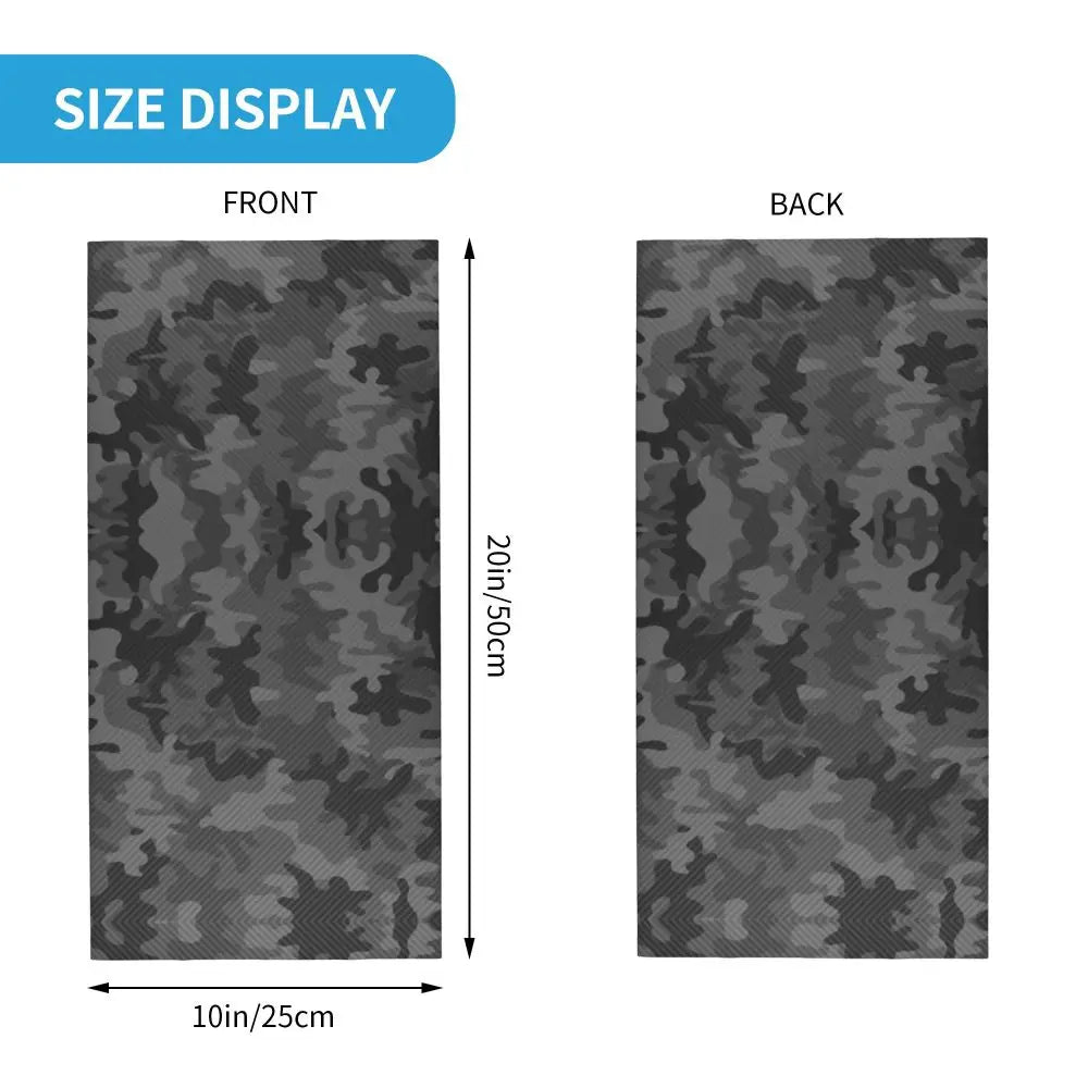 Custom Flecktarn Camo Bandana Neck Gaiter Windproof Face Scarf Cover Men Women Woodland Camouflage Headwear Tube Balaclava