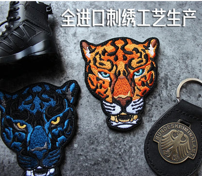 3D Embroidery Creative  Gold Coins and Stereo Eagles Armband  No Signal Woven With Hook Loop For Backpack Clothing Custom Patch