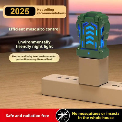 Portable USB Rechargeable Mosquito Repeller For Home,Wireless Adjustable Modes Indoor/Outdoor Cordless Bug Zapper V9H6