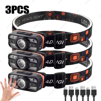 Rechargeable Sensor LED Headlamp