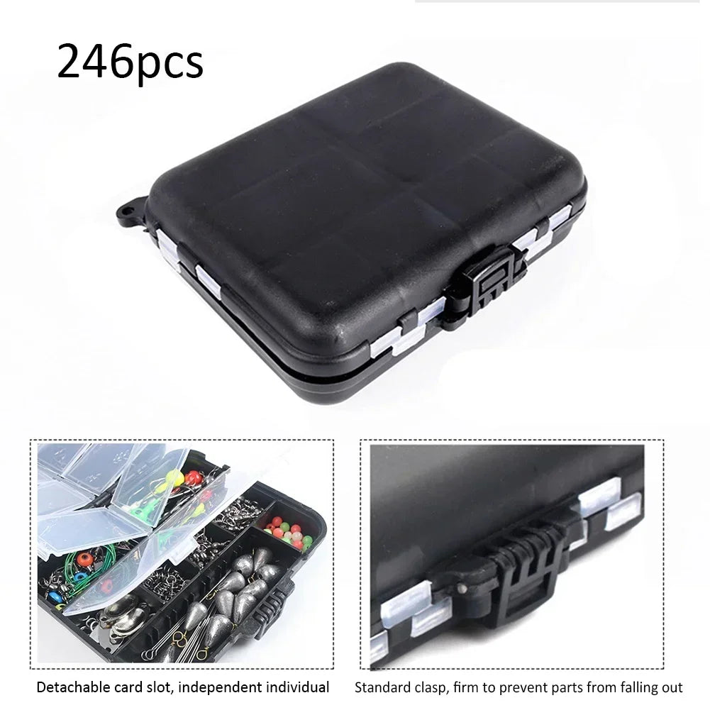 Articulos De Pesca Carp Fishing Tackle Kit Anti Tangle Sleeves Hook Stop Beads Swivels All for Fishing Goods Accessories